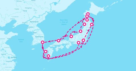 Muroran Cruise Port - 24 Night Grand Circle Japan Cherry Blossoms (Tokyo Roundtrip)