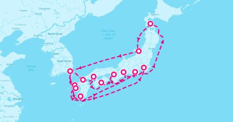 Sasebo Cruise Port - 20 Night Grand Circle Japan (Tokyo Roundtrip)