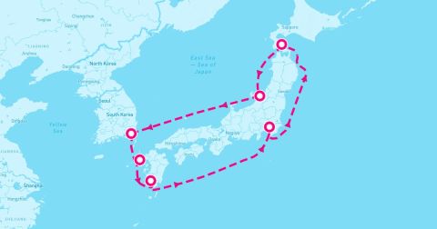 Sasebo Cruise Port - 9 Night Circle Japan (Tokyo Roundtrip)