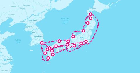 Hakodate Cruise Port - 28 Night Japans Crafts & Spring Blossoms (Yokohama Roundtrip)