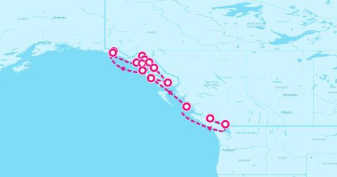 Cruise Yakutat Bay Cruise Port - 7 Night Glaciers & Alaska Inside Passage (Vancouver To Juneau)