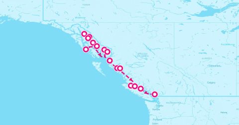 Cruise Johnstone Strait Cruise Port - 7 Night Alaska Fjords & Canadian Inside Passage (Juneau To Vancouver)
