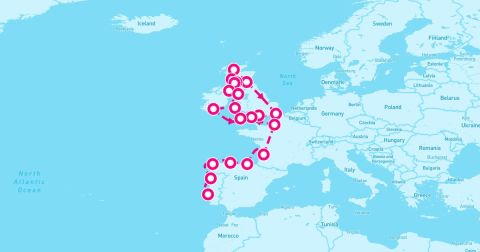Portsmouth Cruise Port - 29 Night Spain France & British Isles Explorer (Lisbon To Dover)