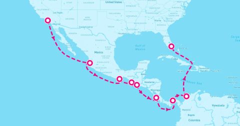 Puerto Chiapas Cruise Port - 19 Night Panama Canal Passage (Long Beach To Miami)