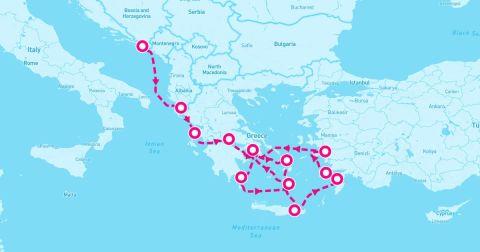 Itea Cruise Port - 14 Night Grecian Gems Ephesus & Dalmatian Delights (Athens To Dubrovnik)