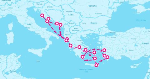 Itea Cruise Port - 21 Night Grecian Gems Ephesus & Dalmatian Delights (Athens To Dubrovnik)