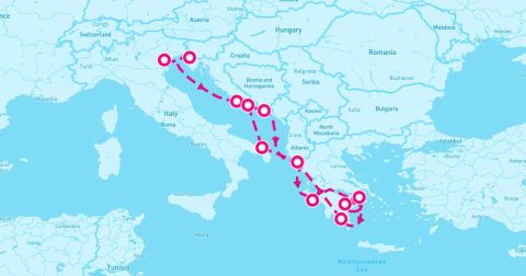 Fusina Venice Cruise Port - 14 Night Grecian Gems Adriatic & Dalmatian Delights (Dubrovnik To Fusina)