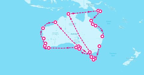 Wallaroo Cruise Port - 37 Night World Voyage: Australia Circumnavigation (Sydney To Brisbane)