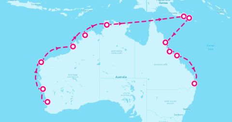 Geraldton Cruise Port - 20 Night World Voyage: Australia Explorer (Fremantle To Brisbane)