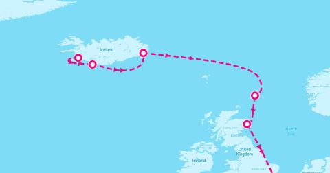 Wismar Cruise Port - 7 Night Scotland & Icelands South Coast (Reykjavik To Dover)