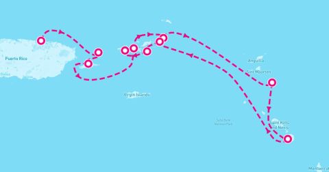 Culebra Cruise Port - 7 Night Spanish & British Caribbean Delight (San Juan To Charlotte Amalie)