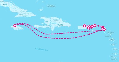 Culebra Cruise Port - 7 Night Spanish & British Caribbean Delight (San Juan To Charlotte Amalie)