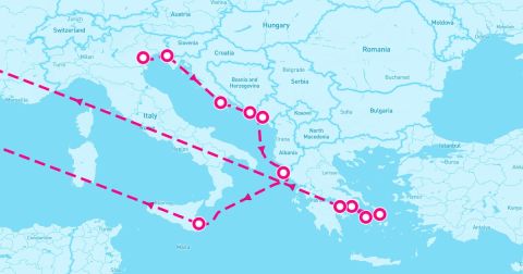 Delphi Cruise Port - 11 Night Yachting The Adriatic & Greek Isles (Venice To Athens)