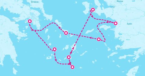 Ios Cruise Port - 7 Night Turkey & The Greek Isles (Athens Roundtrip)