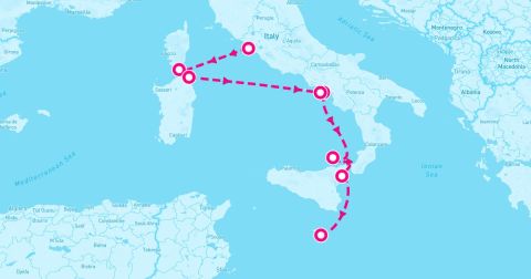 Porto Cervo Marina Sardinia Italy Cruise Port - 7 Night Southern Italy Dream (Rome To Valletta)