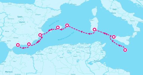 Almeria Cruise Port - 8 Night Best Of The Mediterranean Isles (Valletta To Malaga)