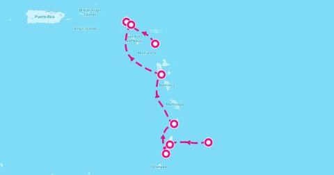 Mayreau Cruise Port - 7 Night West Indies Explorer (Bridgetown To St Johns)