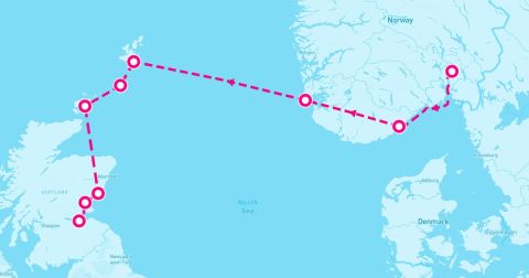 Skudeneshavn Cruise Port - 8 Night Norway & The British Isles (Oslo To Edinburgh)