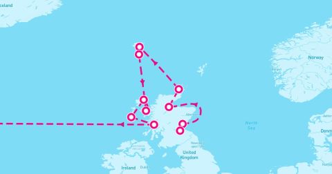 Chicago Cruise Port - 11 Night Best Of Scotland & The Faroe Islands (Edinburgh To Glasgow)