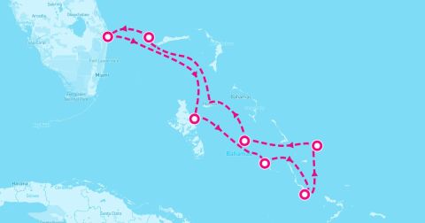 Staniel Cay Exumas Bahamas Cruise Port - 7 Night Bountiful Bahamas (Palm Beach Roundtrip)