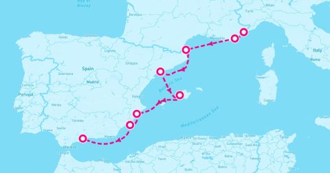 Collioure Cruise Port - 7 Night Spanish Riviera Revealed (Nice To Malaga)