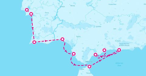 Lagos Cruise Port - 8 Night Western Mediterranean (Lisbon To Malaga)