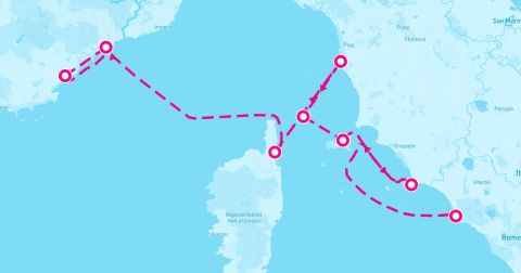 Saint Raphael Cruise Port - 7 Night French & Italian Riviera Dream (Nice To Rome)