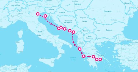 Komiza Cruise Port - 10 Night Yachting The Adriatic (Venice To Athens)