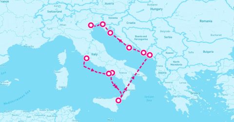 Tivat Bay of Kotor Cruise Port - 11 Night Mediterranean & Adriatic Explorer (Rome To Venice)