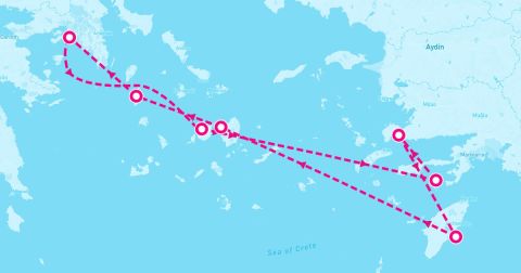 Kythnos Cruise Port - 7 Night Yachting The Greek Isles (Athens Roundtrip)