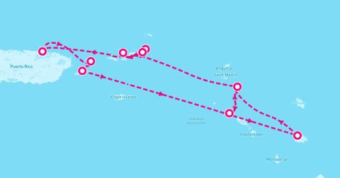 St. Eustatius Cruise Port - 7 Night Best Of The Virgin Isles & St. Barths (San Juan Roundtrip)