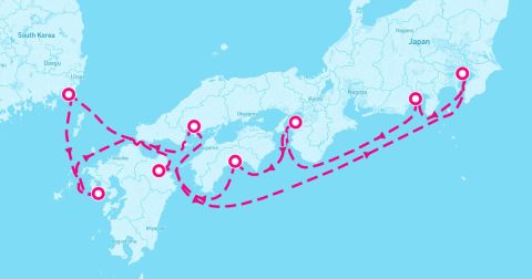 Shimizu Cruise Port - 11 Night Ancient & Modern Fusion (Tokyo Roundtrip)