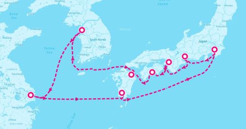 Nagoya Cruise Port - 14 Night Emperors Of The East (Tokyo To Roundtrip)