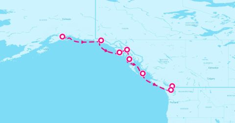 Klawock Alaska Cruise Port - 7 Night Wild Frontiers (Whittier To Vancouver)