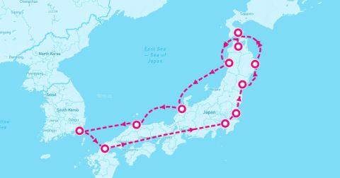 Oarai Cruise Port - 14 Night Under The Cherry Trees (Tokyo Roundtrip)