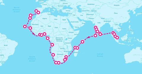 New Mangalore Port Cruise Port - 53 Night Transcultural Peregrination (Singapore To Lisbon)