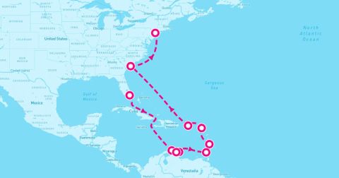 St. George's Cruise Port - 16 Night White Sands & Southern Charm (Miami To New York)