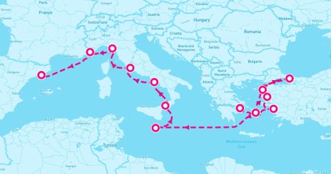 Mytilene Cruise Port - 14 Night Acropolis To Amalfi (Athens To Barcelona)