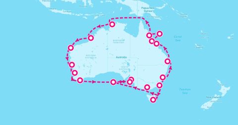 Geraldton Cruise Port - 32 Night Australian Adventure (Sydney Roundtrip)