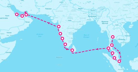 Penang Cruise Port - 20 Night Indian Ocean Enchantments (Bangkok To Doha)
