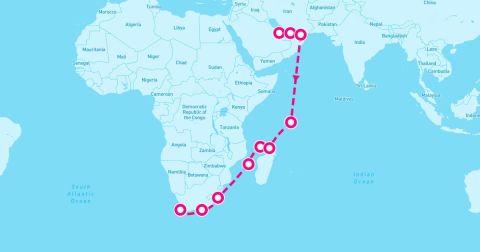 Port Elizabeth Cruise Port - 20 Night Arabian Nights & Egyptian Shores (Doha To Cape Town)