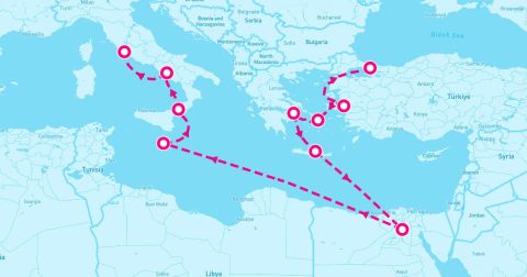 Alexandria Cruise Port - 14 Night A Mythical Sojourn (Istanbul To Rome)