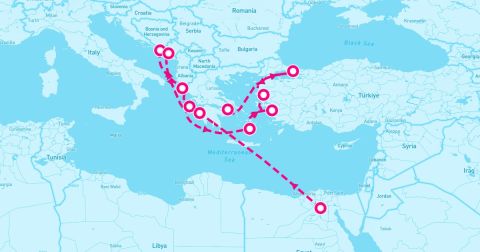Mytilene Cruise Port - 14 Night Journey To Antiquity (Alexandria To Athens)