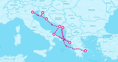 Igoumenitsa Cruise Port - 8 Night History & Romance (Fusina To Athens)