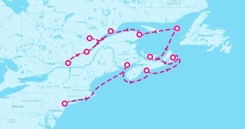 Baie-Comeau Cruise Port - 11 Night Early Autumn Vibrance (New York To Montreal)