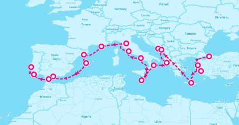 Crotone Cruise Port - 22 Night Byzantine Barcelona & Belem (Istanbul To Lisbon)