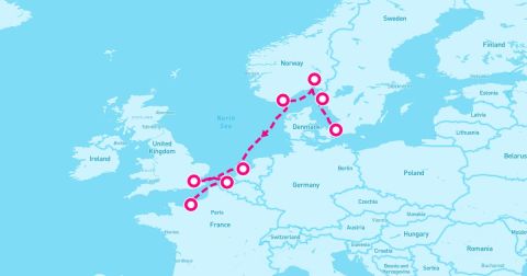 Tilbury Cruise Port - 8 Night Scenic Seaways & The Seine (Copenhagen To Le Havre)