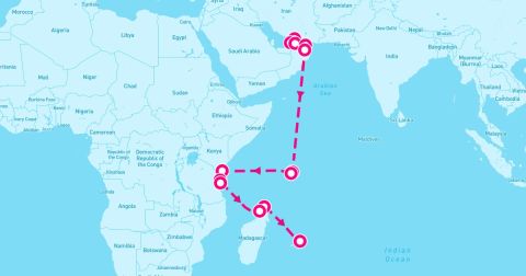 Antsiranana Cruise Port - 20 Night Desert Cities & Turquoise Seas (Dubai To Port Louis)