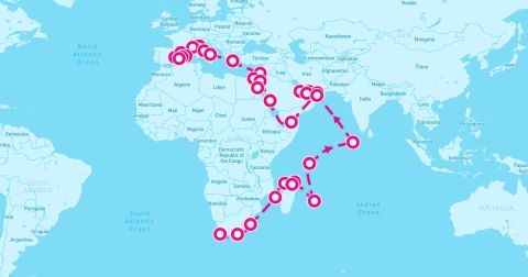 Haifa Cruise Port - 61 Night Indian Ocean Odyssey (Cape Town To Barcelona)