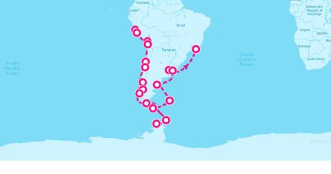 Half Moon Island Cruise Port - 30 Night Verdant Empire (Callao To Rio De Janeiro)